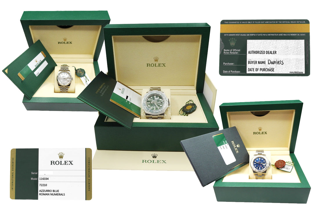 Rolex Watch Information | Factory Warranty Card & Paper