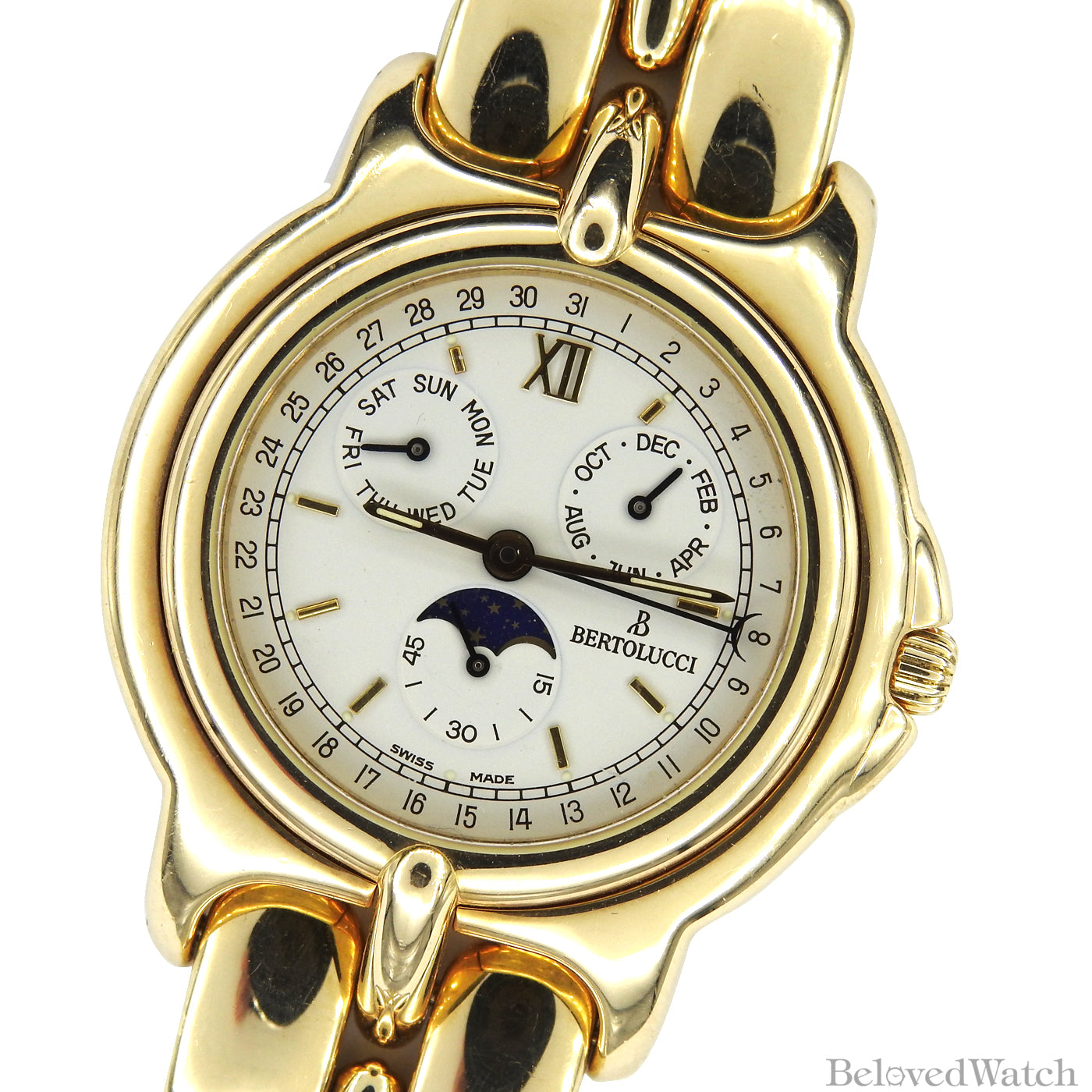 BERTOLUCCI - a gentleman's 18ct yellow gold Pulchra chronograph wrist watch.  | Classic Driver Market